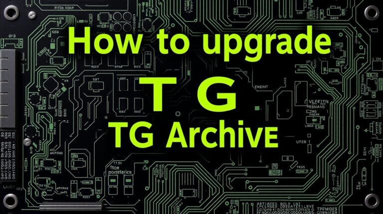 how to upgrade tgarchiveconsole