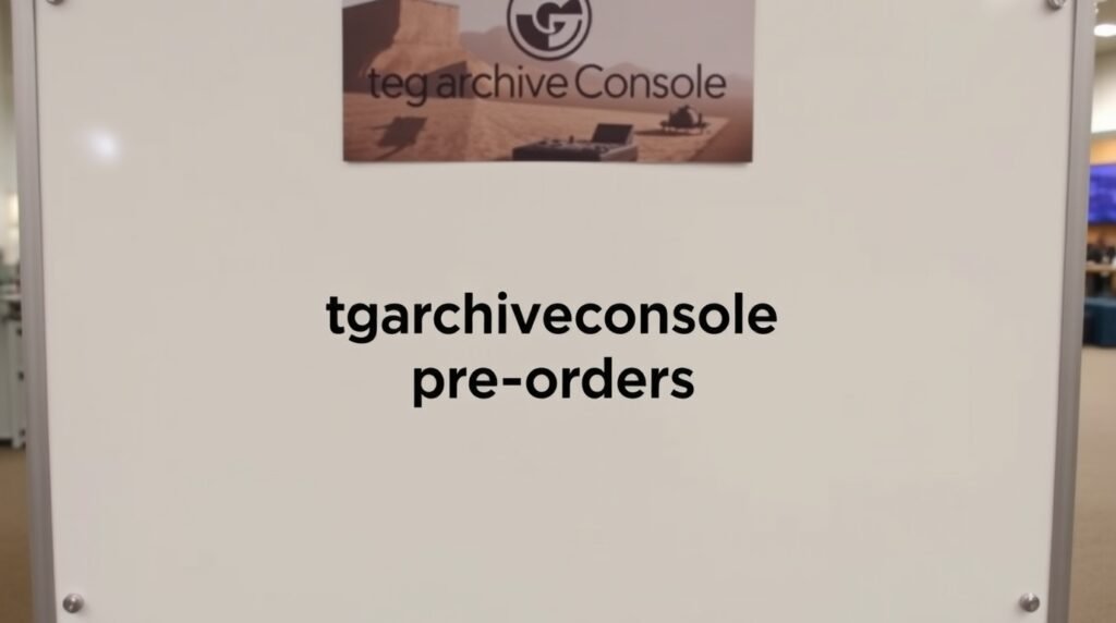 tgarchiveconsole pre-orders