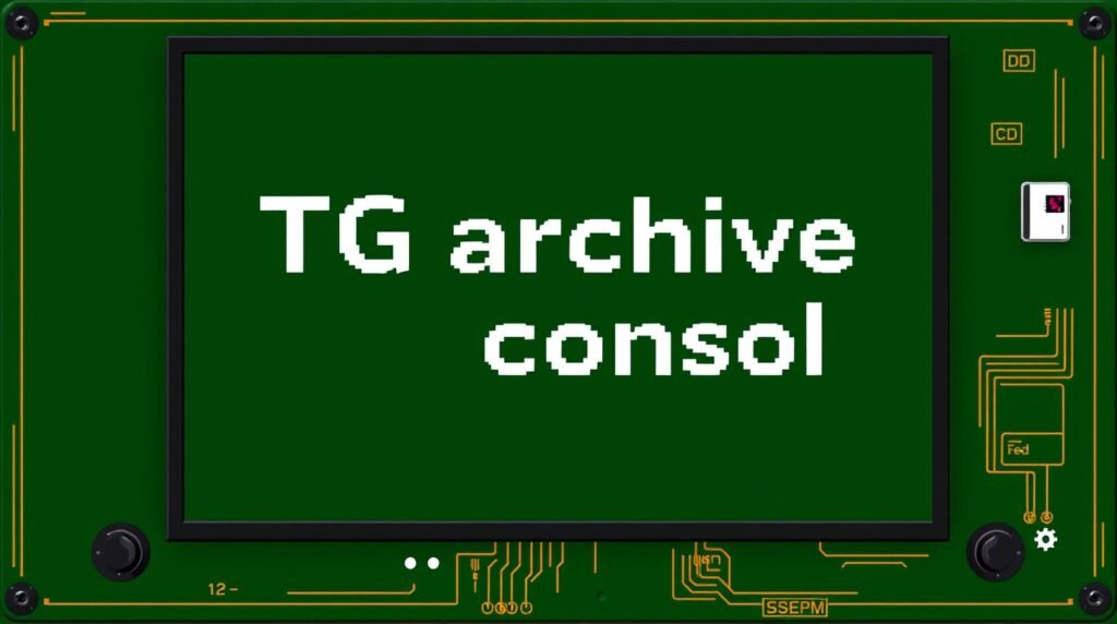 tgarchiveconsole set up