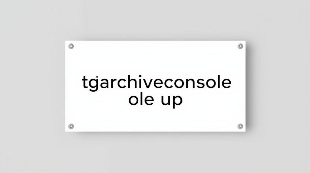tgarchiveconsole upgrades